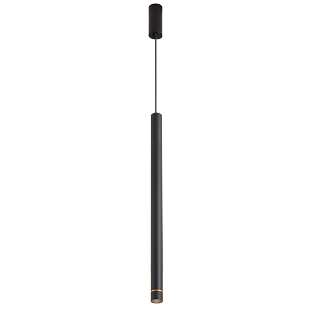 SXECAEPS Modern creative chandelier Minimalist Cylinder Droplight Bedroom Ceiling Downlights 5W Black Single Head Hanging Lamp Modern Led Light Aluminum Long Tube/4 * 50Cm/Neutral Light/4 * 4