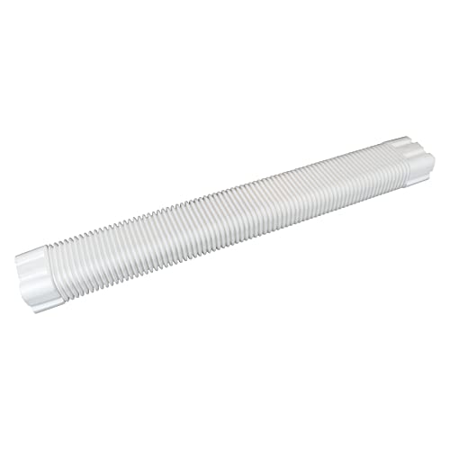 Pearwow Decorative PVC Line Set Cover 4" W Flexible Pipe for Ductless Mini Split Air Conditioners,Heat Pumps Systems