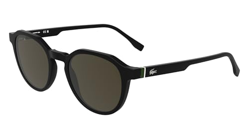 Lacoste Men's Sunglasses L6052S - Black with Solid Brown Lens2