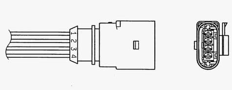 3922L0388P RIDEX PLUS 3922L0388P Sonda lambda davanti al catalizzatore