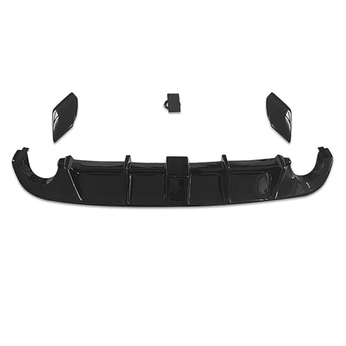 Difusor trasero Golf MK6 TDI kit paragolpes faldón spoiler inferior negro