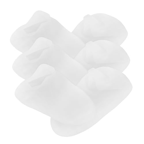 PartyKindom 3Pairs Foot Covers Silicone Spa Socks for Foot Care Moisturizing Exfoliating Pedicure Socks Breathable Design for Home Travel Hotels