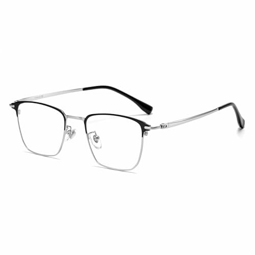 Image of Cyxus Men Blue Light Blocking Glasses Half Rimless Computer Gaming Glasses