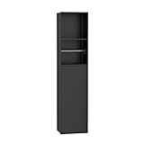 Portarrollos De Papel Higiénico Empotrado, Nicho De Baño De Acero Inoxidable con Almacenamiento, Antihuellas E Impermeable, Portarollos De Pared para Baño, Cocina Y Hotel(Black,3 Layer)