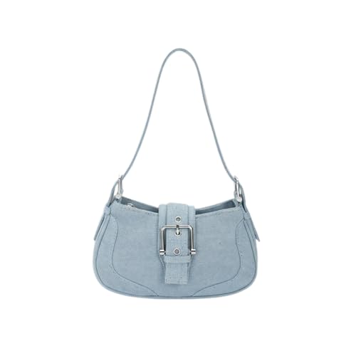 Image of Eco Right Denim Shoulder Bag for Women, Hand Bags for Girls Stylish, Women Handbags with Zipper Pocket