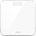 RENPHO Cyfrowa waga osobowa, bardzo smukła waga z precyzyjnymi czujnikami, waga z technologią Step-On, biała