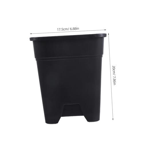 Pot de fleurs plastique drainant et bac de plantation robuste