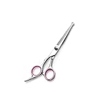 Women’S Pubic Hair Scissors Round-Tip Scissors&Bikini Trimmer Safety Groomer For Sensitive Areas, Stainless Steel, Ergonomic Grip（Pink）
