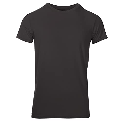 KICKEE Men’s Short Sleeve Crew Neck Tee, All-Day Comfy Basic Tee