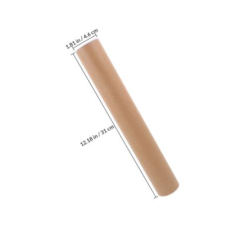Tube d'expédition en papier kraft avec 2 bouchons abs - 3