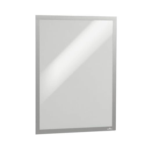 DuraFrame Cadre magnétique A2 en plastique autocollant avec couverture transparente résistante aux UV pour affiches, avis, certificats, photos