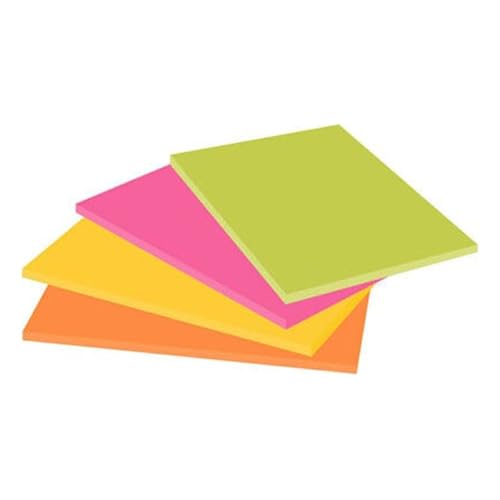 Post-it® Sticky Notes Super Sticky Meeting Notes 152 x 101 mm Assorted 45 Sheets (4 Blocks) You will receive 1 Pack of 4 Pads