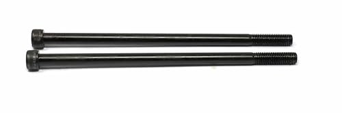 Image of iexcell 2 Pcs M10 x 210mm Partially Threaded Thread Pitch 1.5 mm Alloy Steel 12.9 Grade Hex Socket Head Cap Screws Bolts Kit, Black Oxide Finish
