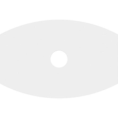 Image of Ekena Millwork CMP34X22KY-05000 Kailey Architectural Grade PVC Contemporary Urethane Ceiling Medallions 34 inchW x 22 5 /8 inchH x 5 inchID x 18 1 /4 inchC x 1 inchP