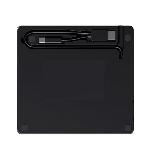 YUGSHNKFC Portable External CDDVD Drives USB3.0 with USB Port and Type C for Laptop PC