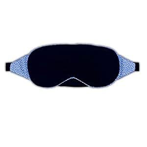 Cotton Sleep Mask | Light-Blocking Eye Mask with Adjustable Strap | Soft & Comfortable Night Sleeping Mask | 100% Blackout Design with Nose Wire | For Travel & Home Use