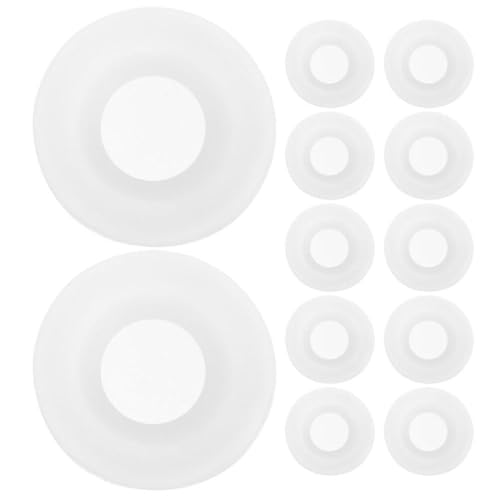 ABOOFAN 12 Piezas de Arandelas de Goma de Silicona para Botella con Tapa Oscilante Arandela Superior con Forma de Sombrero Junta de Sellado a Prueba de Fugas Reemplazos para Sellado de