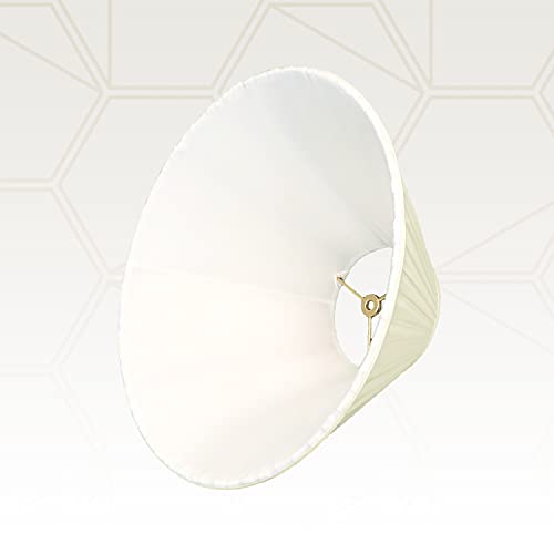 Royal Designs "Coolie Empire Side Pleat Basic Lamp Shade, Eggshell, 4.5"" X 12"" X 7.5""" (Bs-727-12Eg) #TOP3