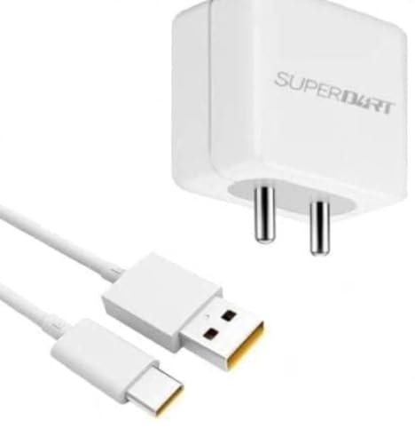 Image of Original 30W Power Delivery (PD) SuperDart Charging Adapter with USB to Type C Cable Compatible with Realme 8 Pro, Realme 9 Pro /Pro+, Realme 10 Pro /Pro+ -(Adapter & Cable)