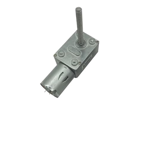Motor de tornillo sin fin JGY370 DC 6V 12V 24V de 30rpm con eje M6 de 50mm autoblocante