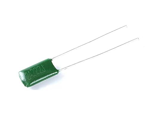 2.2nF/100V (0.0022uF–2A222J) - Polyester Film Capacitor - Pack of 2 (B09CYXGMFR) Amazon Price History, Amazon Price Tracker