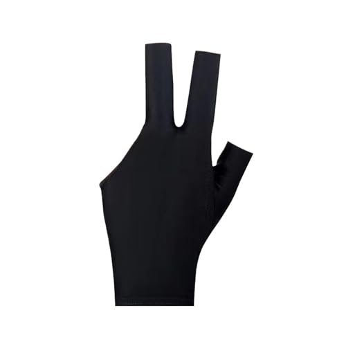 Three-Finger Billiard Gloves - Billiard Gloves For Billiard Cues | Anti-Slip Pool Gloves | Adjustable Billiard Gloves | Breathable snoooker Pool Gloves | Sports Gloves For Women, Men, Billiard Shooter