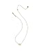 Kendra Scott Tatum Short Pendant Necklace, Neutral Mix, 14k Gold-Plated Brass, Fashion Jewelry for Women