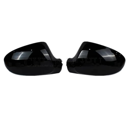 Cubierta de espejo trasero negro brillante MK5 funda premium para puerta