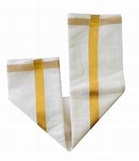 KASAVU GOLDEN BABY CHORUNU MUND And THALEELKETT- 2 piece (set of 2)2