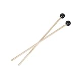 Kisangel 4個マリンバ用木製ハンドルドラムスティック 楽器用パーカッションマレット 耐久性のある設計で初心者から上級者まで対応