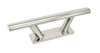 MarineNow 316 Stainless Steel Marine Heavy Duty Oval Scandinavian Style Boat Cleat (12")