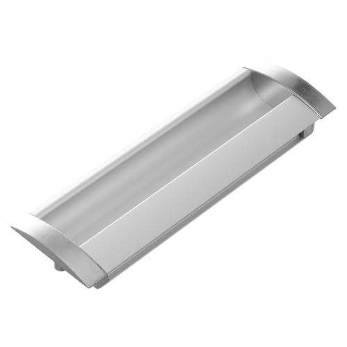 Kisangel Manija Empotrada Oculta Tirador Empotrado para Puertas Correderas Aleación de Aluminio 128mm de Separación de Agujeros Herrajes Ocultos para Puertas de Bolsillo