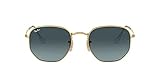 Ray-Ban 0RB3548N Gafas de sol, Gold, 50 Unisex