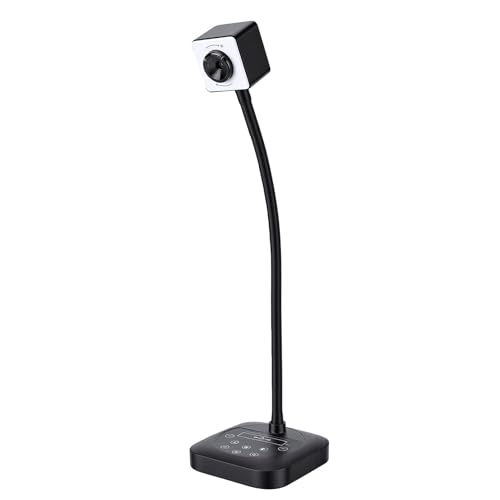 Caméra de documents USB 4K 8MP pliable A3 pour enseignants avec double micro
