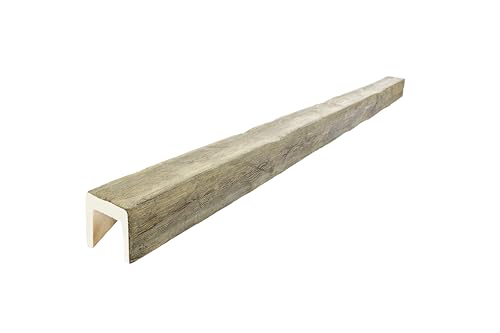VIGA IMITACION MADERA DECORATIVA DE POLIURETANO 15CM DE ANCHO X 15CM DE ALTO X 3 metros DE LARGO (Miel)