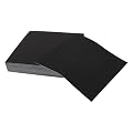20" x 20" Self Adhesive Carpet Floor Tile, 20PCS Peel and Stick Carpet Tile, Square Adsorption Type Self-Adhesive Soft Padded Flooring Sticker for Bedroom Living Room Office(54Sq Ft/Box) (Black)