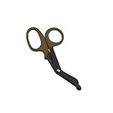 【Aplicación】 Las tijeras médicas tienen bordes dentados que se pueden usar para cortar rápidamente la ropa o las telas de la persona lesionada. Por lo general, se usan en escenas que requieren primeros auxilios, adecuadas para médicos, enfermeras y estudiantes de medicina. También se pueden usar para viajes y Cámping.
