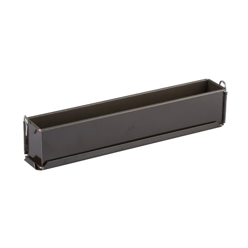 Gobel - Moule à Pâté Croûte Long Uni (Mini) –Acier Antiadhérent Bicouche – Charnière et Fond Démontable – Fabrication Française - 50 x 4 x 6 cm