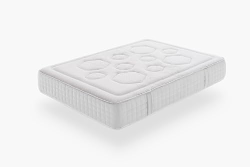 Moonia | Colchón Viscoelástico 27 cm |Tempus Premier | Núcleo Espuma Alta Densidad | Doble Cara | 4 Asas Verticales | Firmeza Media - Suave | Transpirable y Reversible | 150 x 190 cm