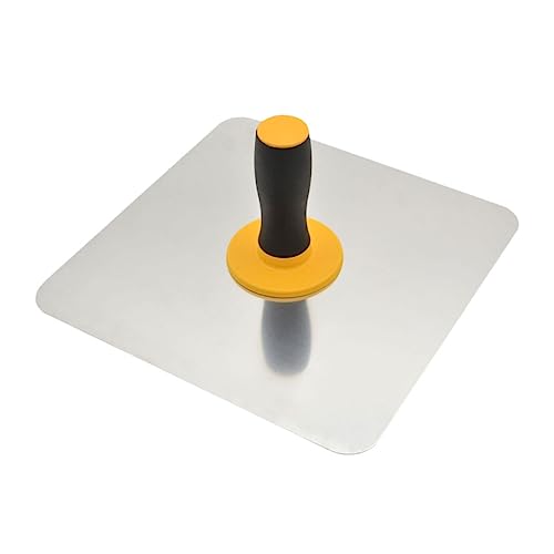 CTIRCHIU Aluminum Two-Tone Handle Plastering Tool Concrete Level Finishing Hand Trowel for Masonry Wall Flat Mud Scraper Board