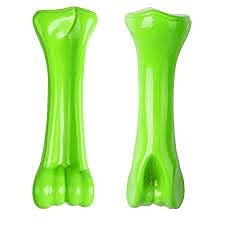 PSK PET MART Interactive Non-Toxic Natural Rubber Dental Chew Biting Teething Dog & Puppies Toy (Colour May Vary)