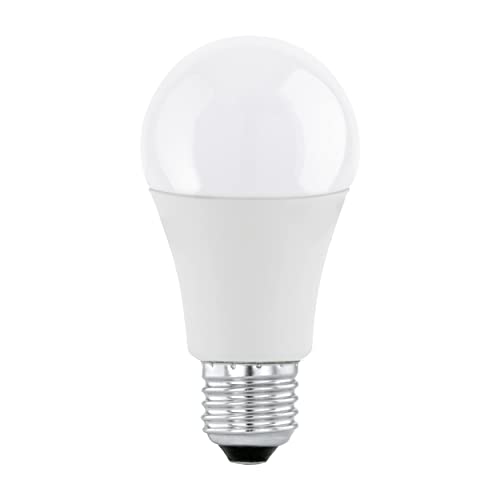 Eglo Dimmable E27 LED Light Bulb Milky, Opaque Edison lamp, 11 watt (Equivalent to 75 watt), 1055 Lumen, Warm White Glow