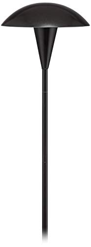 Grant 18" High Black Low Voltage LED Mid Century Modern Outdoor Path Light