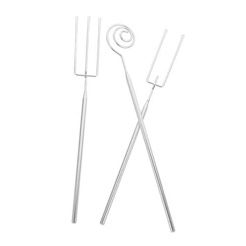Toyvian Tenedores para Fondue de Acero Inoxidable Multifuncionales para Barbacoa Hot Pot y Queso con Diseño Práctico y Resistente para Reuniones y Cenas