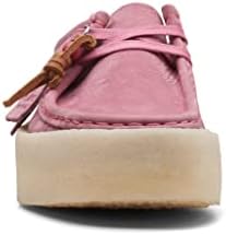 Clarks Womens Wallabee Cup Pink Nubuck 26168664 | Image 5