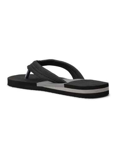 Image of Bata 8712 Jake E: Grey Casual Thong Slip-On Slippers for Men