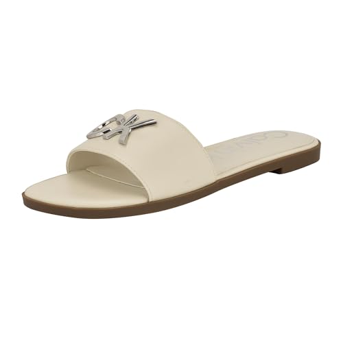 Calvin Klein Women's Kacian Sandal, Ivory 151, 11