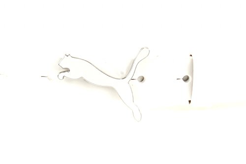 Image of Puma Women Leather Skinny Pop Fitted Belt (White Bt90810908 Large)