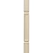 Ekena Millwork COL03X03X35KERW Kent Raised Panel Cabinet Column (Top Block: 6 1/8