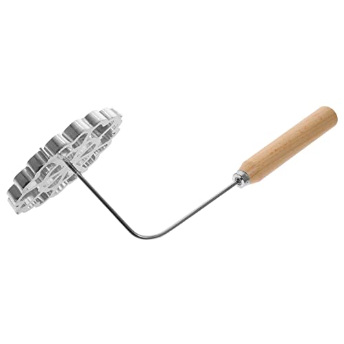 Mikikit Freír Inoxidable Madera Utensilio de Cocina Snacks Bocadillos Casa